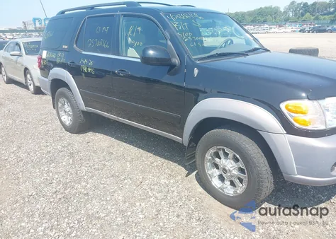 2002 Toyota Sequoia Sr5 V8 z USA, uszkodzony, nr VIN 5TDBT44AX2S086072